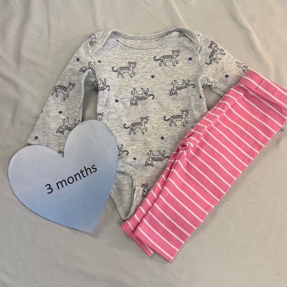 Pekkle - 2 piece 3 month baby set